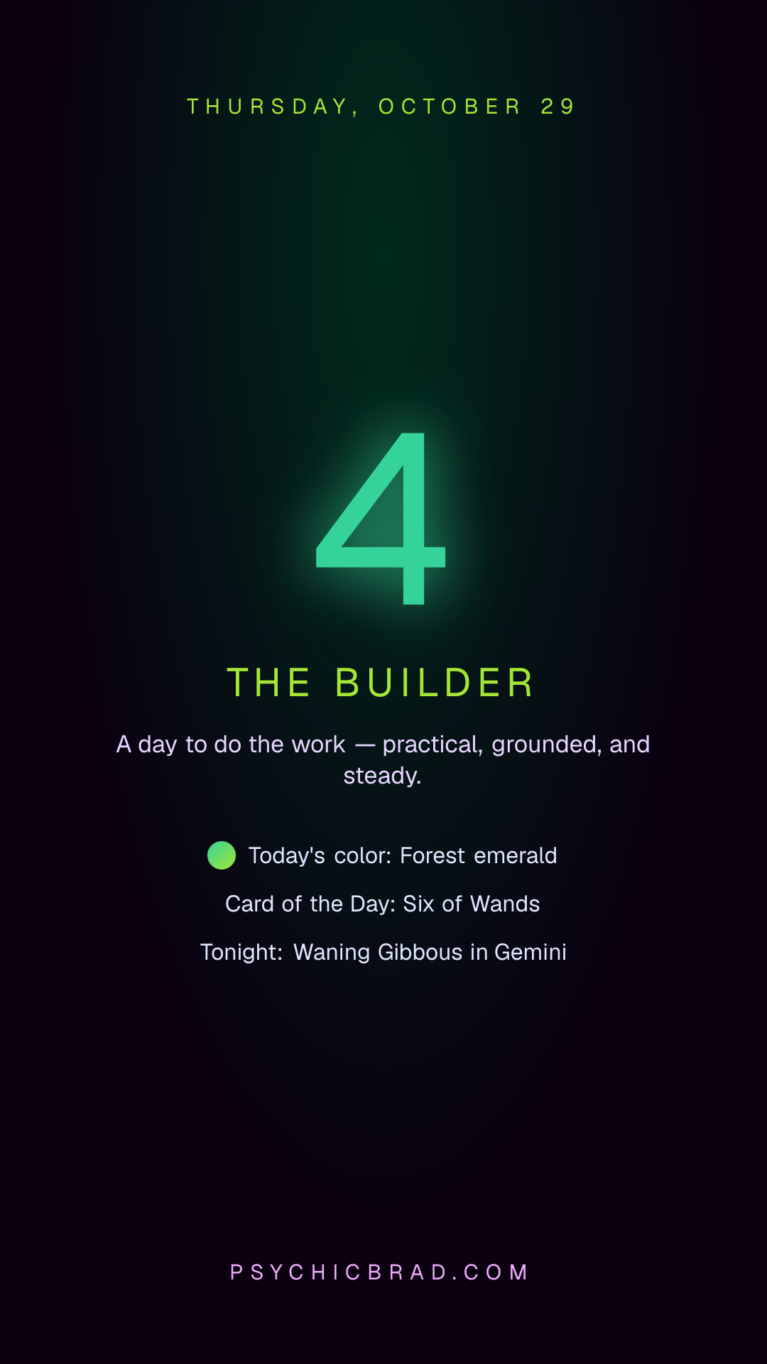 Today's Daily Oracle story card